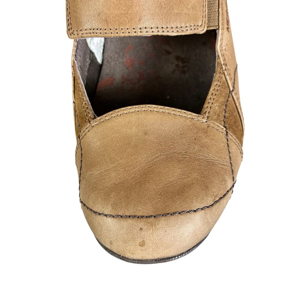 Merrell Shoes Women Size 9 Orchid Tan Brown Mary Jane Wedge Leather Comfort - Picture 6 of 10